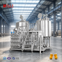 Système de brasserie artisanale Hermann 5000L 10000L, équipement de brasserie artisanale, pompe contrôlée par PLC