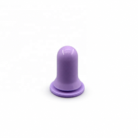 Pompe à goutte en caoutchouc, bulbe de pipette en silicone pour flacon d'huile essentielle, remplacement de la tétine de pipette, pièces de pipette en verre, noir et blanc