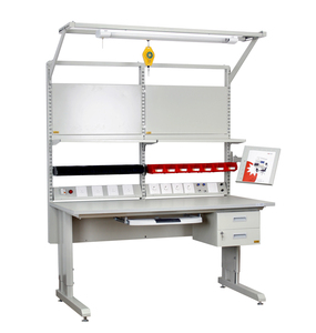 Banc de travail électronique multifonctionnel, nouveau, OEM personnalisé, antistatique, réglable, table de travail ESD, banc de travail étendu, certifié CE - Product Image 3