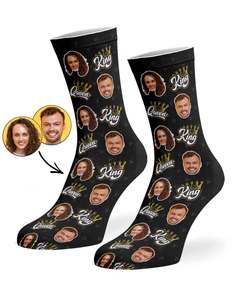 White Label Ready Apparel Custom <strong>Wedding</strong> Party <strong>Socks</strong> <strong>for</strong> Groomsmen Bridesmaids - Product Image 1