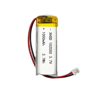 Polymer Lithium <b>Battery</b> 102050 1000Mah 3.7V LiFePO4 With Overcharge Protection For Smart Trash Can Electric Air <b>Pump</b> Led Light - Product Image 3