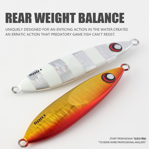 Jiggingpro-señuelo de <span class=keywords><strong>pesca</strong></span> de agua salada, anzuelo de plomo para Jigging, 60g 80g 100g 130g 160g - Product Image 4