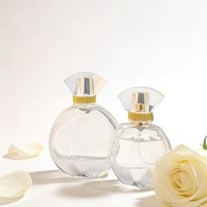 Juego de Botellas de Perfume al por Mayor con Cuello de 15 mm, Frasco de Vidrio Transparente con Atomizador, <span class=keywords><strong>Kit</strong></span> de Botellas de Vidrio Recargables Transparentes para Cosméticos - Product Image 1