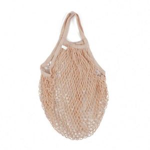 Sac en coton pliable écologique avec cordon de serrage, logo rayé imprimé personnalisé, sac de shopping à poignée, emballage promotionnel, lavable - Product Image 5