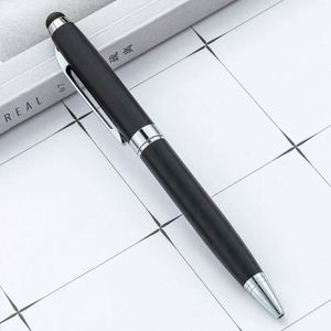 Wholesale 1.0Mm Creative Capacitive Touch Screen Custom Logo Business Rotating Frosted Ballpoint Advertising Gift <b>Pen</b> - Product Image 4