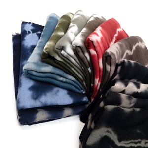 Voile Hijab en Rayonne Modal Premium Personnalisé Tie-Dye Style Américain Populaire, Écharpe pour Cheveux, Châle pour Femmes, Khimar Nouveauté 2026 - Product Image 1