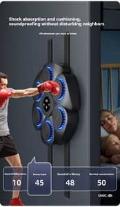 Objetivo de Boxeo Inteligente con Forma de Flor de Ciruelo de Seis Puntos, Dispositivo de Entrenamiento de Reacción para Interiores, Objetivo de Fitness - Product Image 4