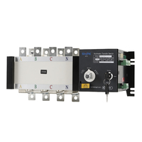 Saklar Transfer Otomatis Daya Ganda Kelas PC PKQ3-250A 4P 800A 50Hz/60Hz Garansi 18 Bulan Generator Pemadam Kebakaran 400V AC