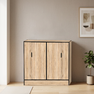 Armario de Madera para Niños, Armario de 2 Puertas, 2 Colgadores, Muebles Modernos para Dormitorio Escolar, Cocina, Gimnasio, Personalizado, OEM, Hecho en Malasia - Product Image 3