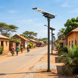 Farola Solar LED Integrada Ajustable Todo en Uno de 60W con Sensor PIR, Batería LiFePO4, IP66 Impermeable, Iluminación para Carreteras, Haz de Luz de 140° - Product Image 6
