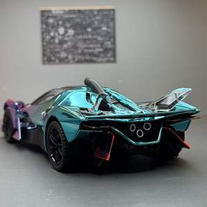 Coche modelo fundido a presión 1:24 <span class=keywords><strong>Apollo</strong></span> <span class=keywords><strong>EVO</strong></span> con sonido y luz puertas retiradas adorno abierto decorar coche de Metal modelo coche Juguetes - Product Image 6