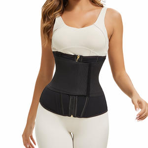 Gaines personnalisées colombiennes post-chirurgie sablier façonnage <span class=keywords><strong>Fajas</strong></span> Cinturilla Nylon taille formateur pour les femmes post-partum gaines - Product Image 1