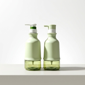 <span class=keywords><strong>Bouteille</strong></span> pompe en plastique bicolore mate <span class=keywords><strong>de</strong></span> 500 ml |   Emballage vide pour shampoing, gel douche et nettoyant visage |   Vente en gros d'usine - Product Image 5