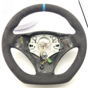 BMW <span class=keywords><strong>E</strong></span> Series พวงมาลัยหนังกลับเทียมพร้อมแผ่นรองสำหรับ BMW E55 E87 335i E92 Z4 E89 E93 E84 E38 E36 M3 - Product Image 6