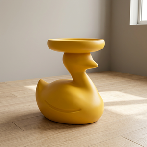 Mesa de Centro Moderna de Plástico con Forma de Pato, Impermeable, de PE, para Interiores y Exteriores, Sala de Estar, Patio - Product Image 2