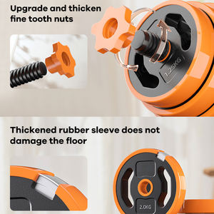 PINJIAN Nouveau Set de Musculation à Domicile <span class=keywords><strong>Haltères</strong></span> Ajustables Multifonctionnels 10 15 20 30 <span class=keywords><strong>40</strong></span> <span class=keywords><strong>KG</strong></span> Poids Libres pour Utilisation à Domicile - Product Image 5