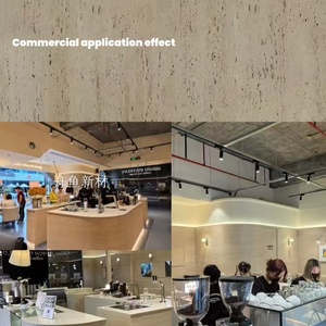 Piastrelle in <span class=keywords><strong>Pietra</strong></span> Artificiale Effetto Travertino Classico, Texture Morbida, Impermeabili e Antimacchia <span class=keywords><strong>per</strong></span> Doccia, Bordo Piscina e Uso Esterno - Product Image 3