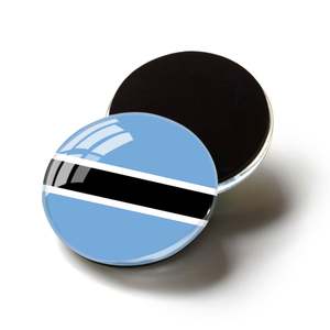 Custom Botswana Souvenirs Flag Three-Dimensional Fridge <b>Magnets</b> Wild Animal Photo Printing Round Square Glass <b>Magnet</b> - Product Image 4