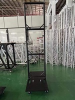 Support d'éclairage mini en alliage d'aluminium, structure modulaire portable pour DJ, mariages, théâtres, bars, spectacles d'éclairage en petits espaces