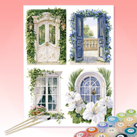 Kits de peinture par numéros DIY personnalisables, ensemble de peinture à l'huile non personnalisé pour adultes, enfants et débutants, livraison directe