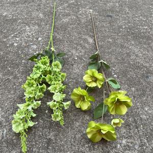 Nuovo alto verde ortensia artificiale rosa <span class=keywords><strong>Feiyan</strong></span> Lulian cipolla morbido fiore di nozze per la festa della mamma natale fabbrica all'ingrosso - Product Image 6