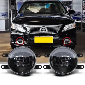2 pièces de rechange pour <span class=keywords><strong>Toyota</strong></span> Camry / RAV4 /xA /Highlander / <span class=keywords><strong>Yaris</strong></span>/Corolla, nouveau conducteur, phare antibrouillard à LED - Product Image 1