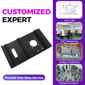 Modelo personalizado 6063 T5 dissipador resfriamento alumínio transformador extrusão perfil ± 3% tolerância radiador - Product Image 6