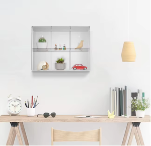 Caja de Acrílico Transparente Personalizada para Figuras <span class=keywords><strong>Pop</strong></span>, Vitrina de Pared o Mesa, 6 Compartimentos, Estante para Colecciones de <span class=keywords><strong>Juguetes</strong></span>, Exhibidores Prácticos - Product Image 3