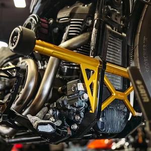 กันชนอลูมิเนียมฟอร์จ สำหรับมอเตอร์ไซค์ฮาร์เลย์ รุ่นปี <span class=keywords><strong>2019</strong></span> ขึ้นไป โลว์ไรเดอร์ เอส เอสที สตรีทบ็อบ พร้อมชุดควบคุมกลาง - Product Image 3