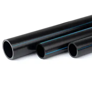 polyethylene קשיחות בצפיפות גבוהה מתכופף צינור אספקת מים צינור פלסטיק PE 200 מ""מ צינור פלסטיק PE