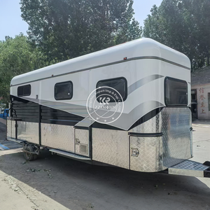 Portes de remorque de transport de charge à angle standard à deux chevaux flotteurs arrière à <span class=keywords><strong>vendre</strong></span> Canada Standard Horse Trailer - Product Image 4