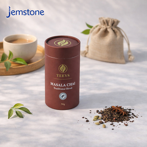 Caja de Embalaje de Cartón de Alta Gama, Ecológica, de Grado Alimenticio, para Galletas, Nueces, Chocolate, Té de Hierbas, Café, Cilindro de Papel Kraft - Product Image 4