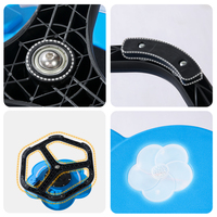 ODM Autisme TDAH Enfants Sensoriel Glowing Musique Plastique Métal Pivotant Wobble Chaise Toddler Sit Spin Balance Training Toy