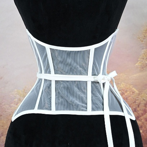 S-SHAPER Women's Open Cup Bustier Underbust <b>Corset</b> Lace-up <b>Boned</b> Waist <b>Corset</b> Top Steel Bone Firm Control Waist Cincher Trainer - Product Image 2