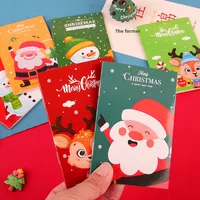 Kleine A3 Cartoon Weihnachten gedruckt Notebook tragbare Tasche Notizblock Student Kinder Urlaub Geschenk Großhandel kleine Weihnachten