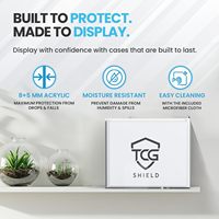 Étui de protection en acrylique - Couvercle coulissant magnétique - Compatible avec la boîte d'entraînement Elite