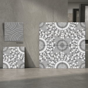 Carreaux de sol extérieurs antidérapants en porcelaine numérique robuste Green Design 40x40cm (400x400mm, 16x16 pouces) - Product Image 2