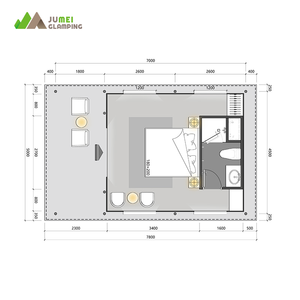 Le fournisseur de haute qualité fabrique une tente <span class=keywords><strong>safari</strong></span> de glamping pour hôtels familiaux luxueux et confortables - Product Image 4
