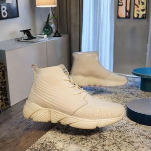 Zapatillas de moda de calidad en stock, transpirables de malla, cómodas para caminar al aire libre, deportivas, informales para hombre, de caña alta, que aumentan la altura, suaves. - Product Image 3