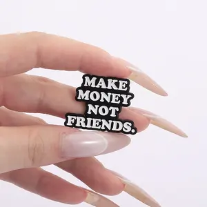 Pins Esmaltados 'Make Money Not Friends', 'I Only Accept Apology In Cash', 'I Need A Huge Amount Of Money', Broches, Insignias de Solapa, Joyería Divertida - Product Image 3