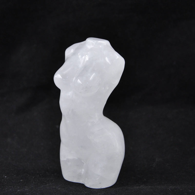 clear quartz goddess body model
