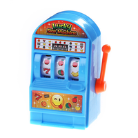 Amusant Jackpot Mini Machine À Sous Antistress Jouets Jeux pour Enfants Enfants Coffre-fort Machine Banque Drôle Gag Jouets Cadeaux De Noël