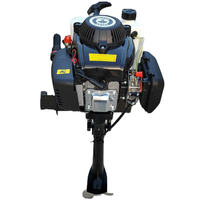 Moteur hors-bord portable 4 temps 4 CV refroidi par air à essence pour kayak et bateau gonflable, utilisation pour les sports nautiques en plein air
