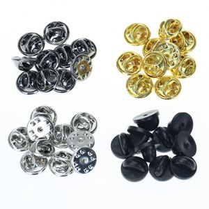 Wholesale Gold Nickel Plated <b>Metal</b> Butterfly Clutch Clips Rubber Clutch <b>Pin</b> Back Enamel <b>Pin</b> Lapel <b>Pin</b> Clutch - Product Image 4