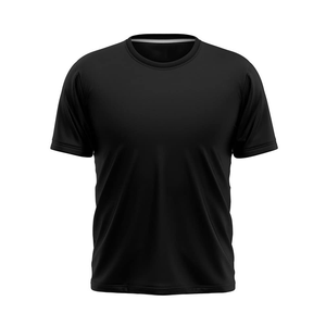 Camisas para hombres 220 GSM personalizado 3D bordado impreso algodón Camisetas manga corta Casual ropa de hombre al por mayor en Pakistán - Product Image 5