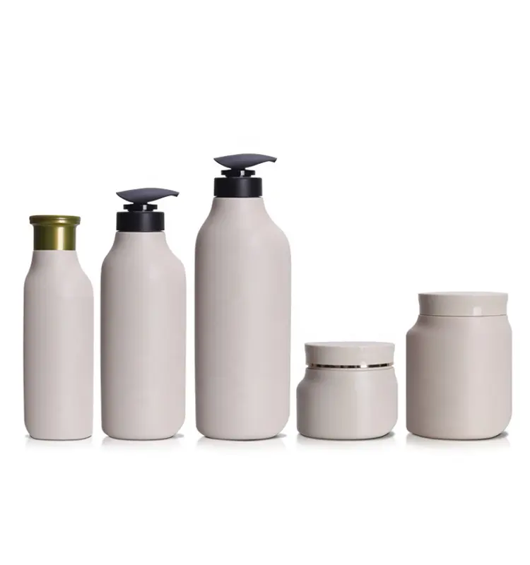 350ml/500ml/800ml Leere Lotion flasche mit Pumpe Benutzer definiertes Shampoo flaschen verpackungs set 500ml/1000ml Haargel behälterglas