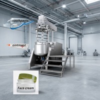 Émulsifiant sous vide Sina Ekato haute productivité 600 kg/jour pour la fabrication de produits chimiques et cosmétiques, machine de mélange de crèmes