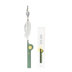 ของเล่นแมวอเนกประสงค์แบบยืดหดได้ ทำจาก PVC ปลอดสารพิษ รูปทรงไม้ตกปลา พร้อมปากกาเลเซอร์และกระดิ่ง - Product Image 5