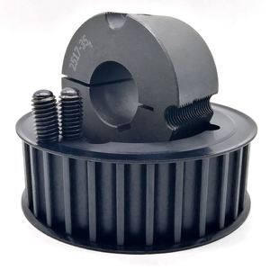 รับผลิตตามสั่ง (OEM) สายพานไทม์มิ่ง HTD 3M 5M 8M พร้อมรอกล็อคแบบ Taper Lock วัสดุอะลูมิเนียม/เหล็ก/สแตนเลส ได้มาตรฐาน RoHS รับประกัน 3 ปี - Product Image 1