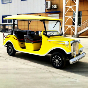 ZOWN Voiture Électrique Classique Vintage Personnalisée pour une Conduite Sûre et Stable, Idéale pour les Visites en Régions Côtières, Villages de Vacances et les Déplacements - Product Image 1